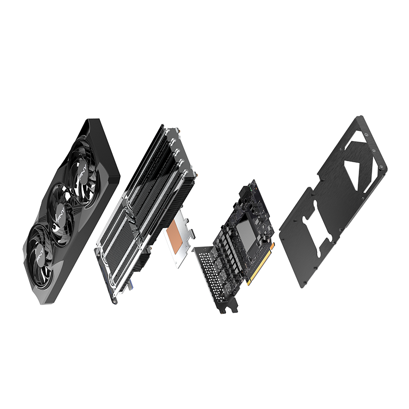 NVIDIA PNY GeForce RTX 5070 12GB Overclocked Triple Fan